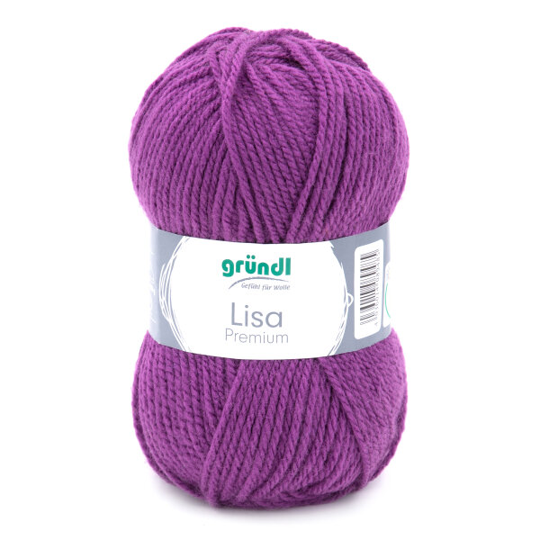 Gründl Lisa Premium uni 50g purpur