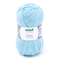Gründl Lisa Premium uni 50g hellblau