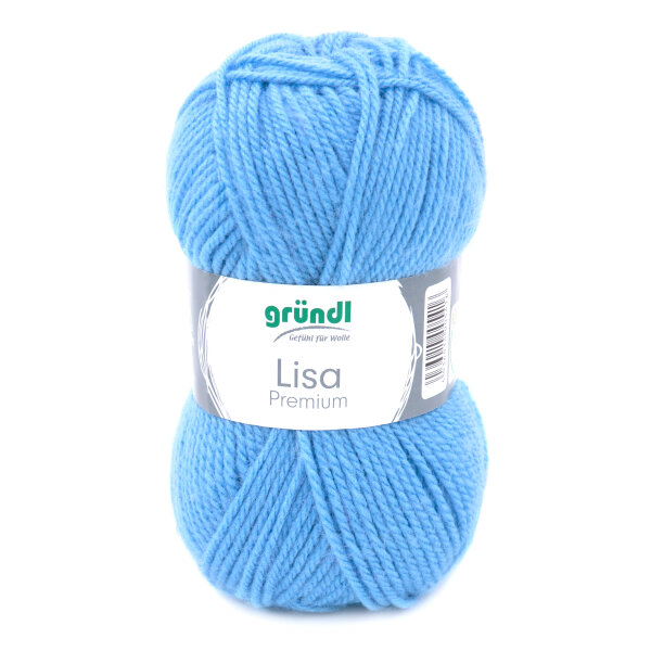 Gründl Lisa Premium uni 50g mittelblau