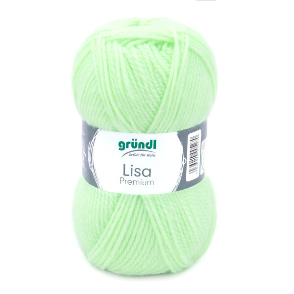 Gründl Lisa Premium uni 50g helles neongrün