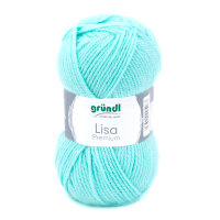Gründl Lisa Premium uni 50g pastelltürkis