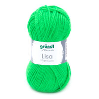 Gründl Lisa Premium uni 50g neongrün