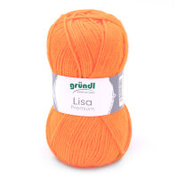 Gründl Lisa Premium uni 50g neonorange