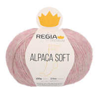 Regia alpaca soft 100g rosé meliert