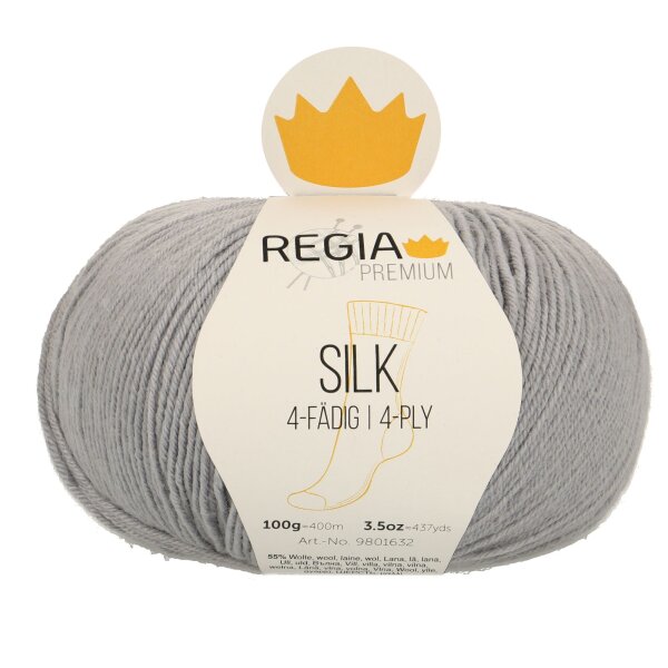 Regia Silk 100g silbergrau