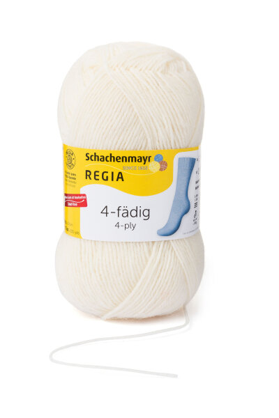 Regia uni 4 fädig 50g natur