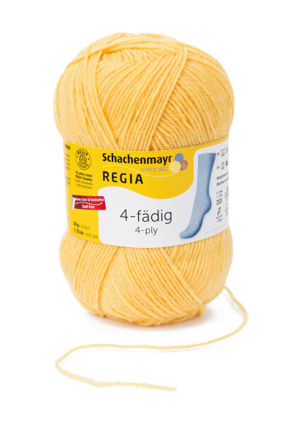 Regia uni 4 fädig 50g gelb