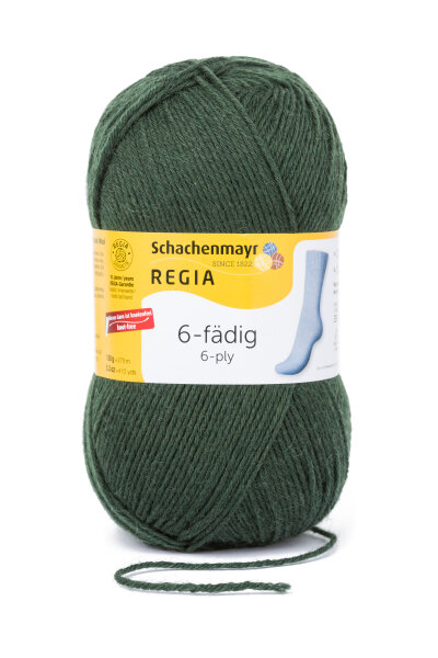 Regia uni 6 fädig 150g loden