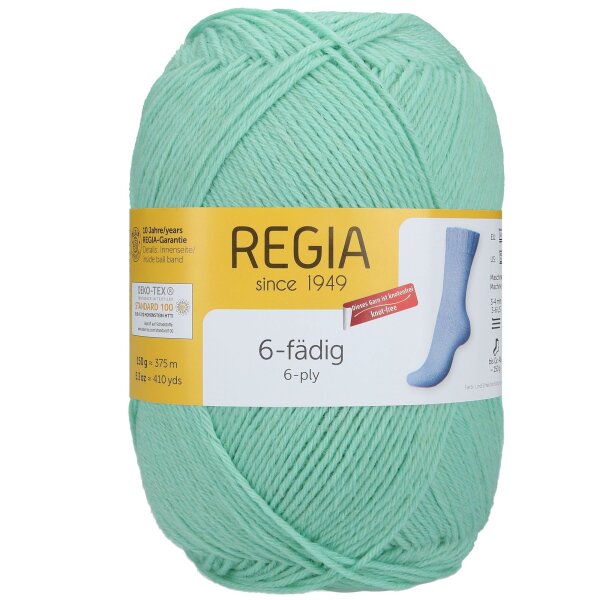 Regia uni 6 fädig 150g aqua