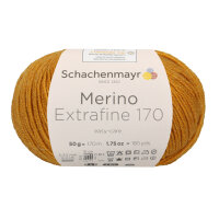 Schachenmayr Merino Extrafine 170 50g gold meliert