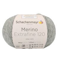 Schachenmayr Merino Extrafine 120 50g hellgrau meliert