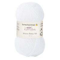 Schachenmayr Baby Smiles Bravo Baby 185 50g weiß