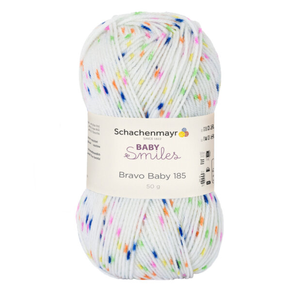 Schachenmayr Baby Smiles Bravo Baby 185 50g confetti color
