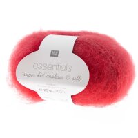 Rico Design Essentials super kid Mohair loves Silk 25g kirsch