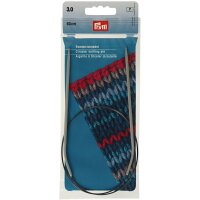 Prym Alu-Rundstricknadeln perlgrau 60cm 3,0 mm