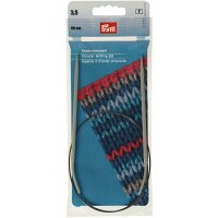 Prym Alu-Rundstricknadeln perlgrau 60cm 3,5 mm