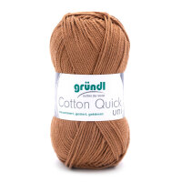 Gründl Cotton Quick uni 50g Farbe 123 caramell