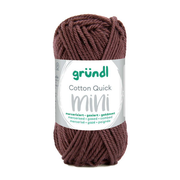 Gründl Cotton Quick Mini 122 schokolade