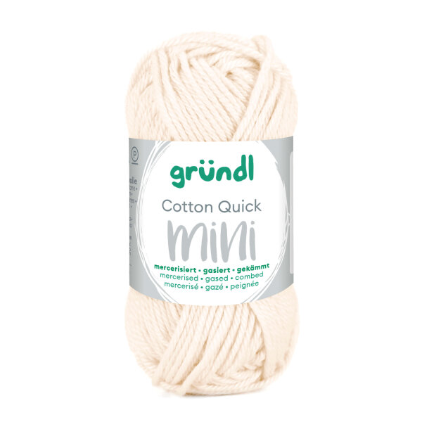 Gründl Cotton Quick Mini 132 wollweiß