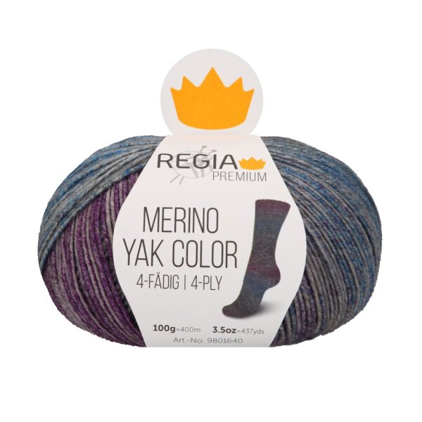 Regia Merino Yak color 100g 8515 Dragonfly color