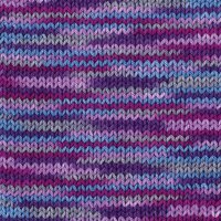 Gründl Cotton Quick print 50g aubergine multicolor 171