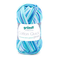 Gründl Cotton Quick print 50g aqua multicolor 183