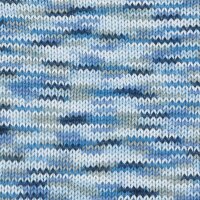 Gründl Cotton Quick print 50g blau-marine-grau-mix...