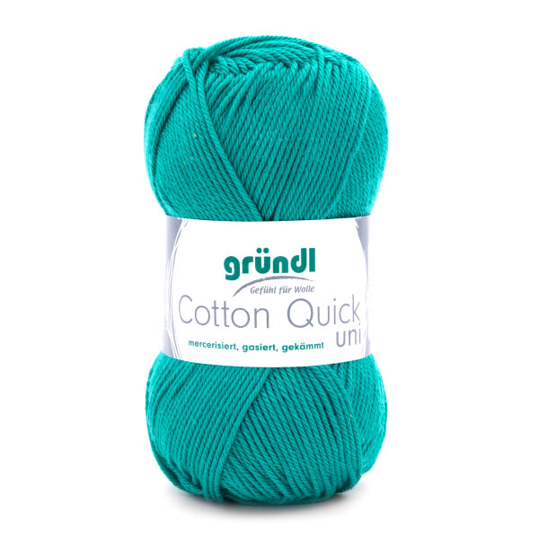 Gründl Cotton Quick uni 50g Farbe 90 smaragd