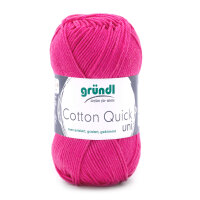Gründl Cotton Quick uni 50g Farbe 128 pink