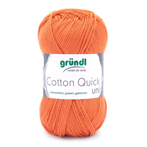 Gründl Cotton Quick uni 50g Farbe 146 mandarine