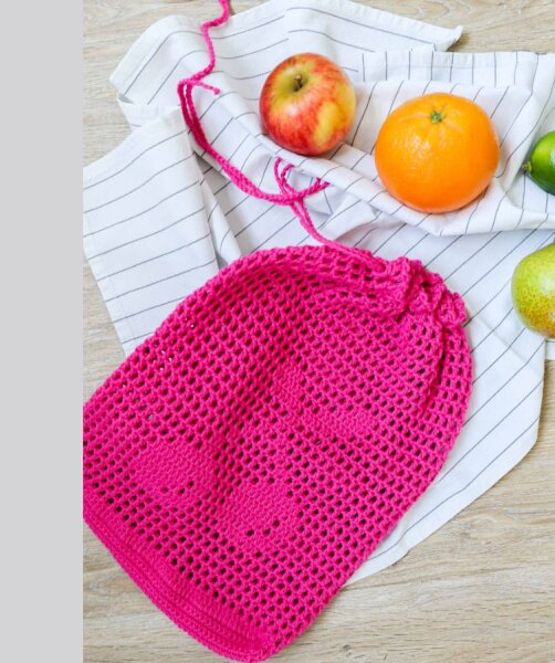 Gründl Häkel-Set Cotton Fun Obstnetz Kirschen