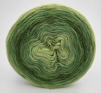 Optiwolle Farbverlaufsbobbel "grüner Spiegel"