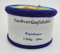 Optiwolle Farbverlaufsbobbel "Regenbogen"