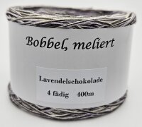 Optiwolle melierter Bobbel "Lavendelschokolade" 4 fädig, 400m