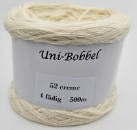 Optiwolle Uni-Bobbel creme