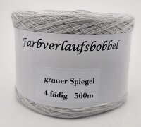 Optiwoole Farbverlaufsbobbel "grauer Spiegel"