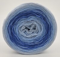 Optiwoole Farbverlaufsbobbel "hellblauer Spiegel"