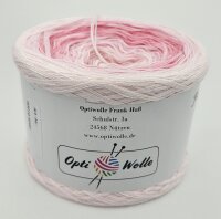 Optiwolle Farbverlaufsbobbel "rosa Spiegel"