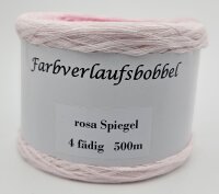 Optiwolle Farbverlaufsbobbel "rosa Spiegel"